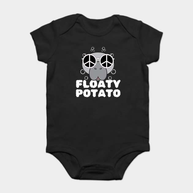 Manatees Floaty Potato Baby Bodysuit by The WYLD Tribe